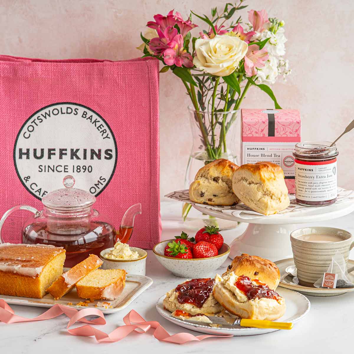 Afternoon Tea Gift Set UK Home Delivery & Huffkins Bakery
