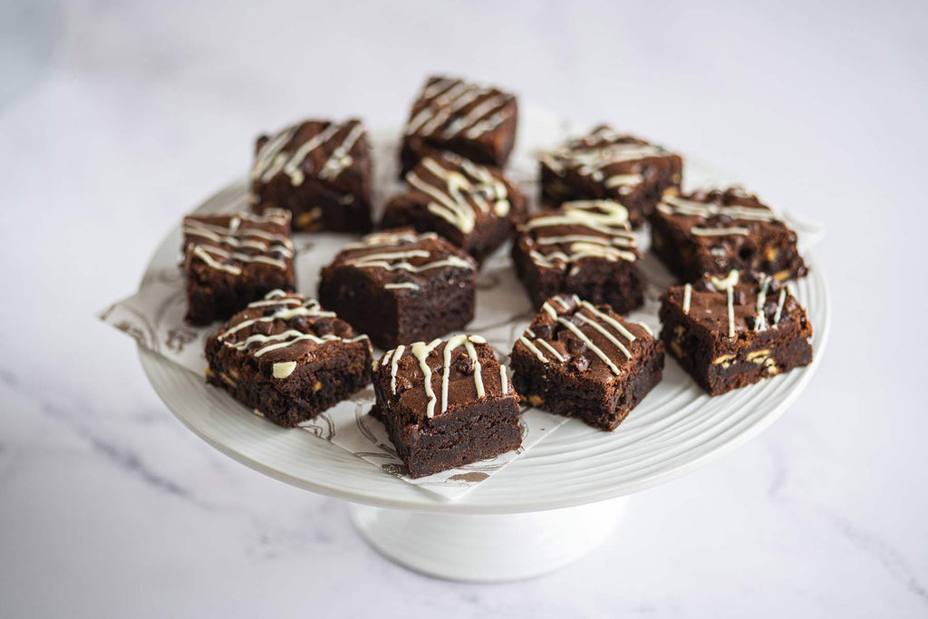 Chocolate Brownie Bites from Huffkins Catering