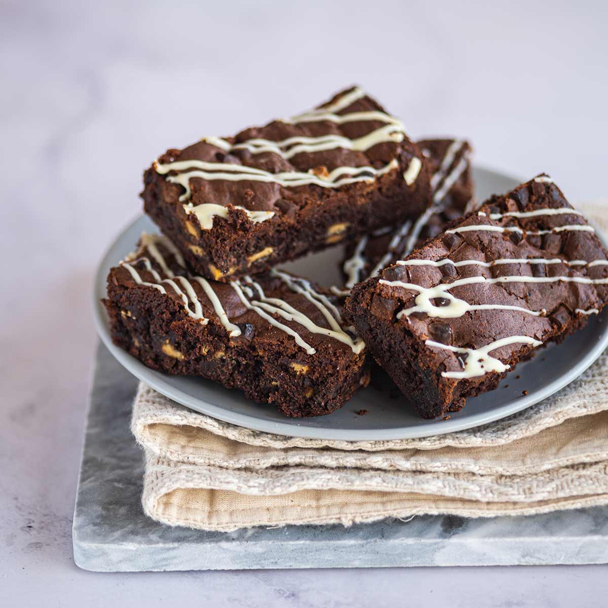 Triple Chocolate Brownies