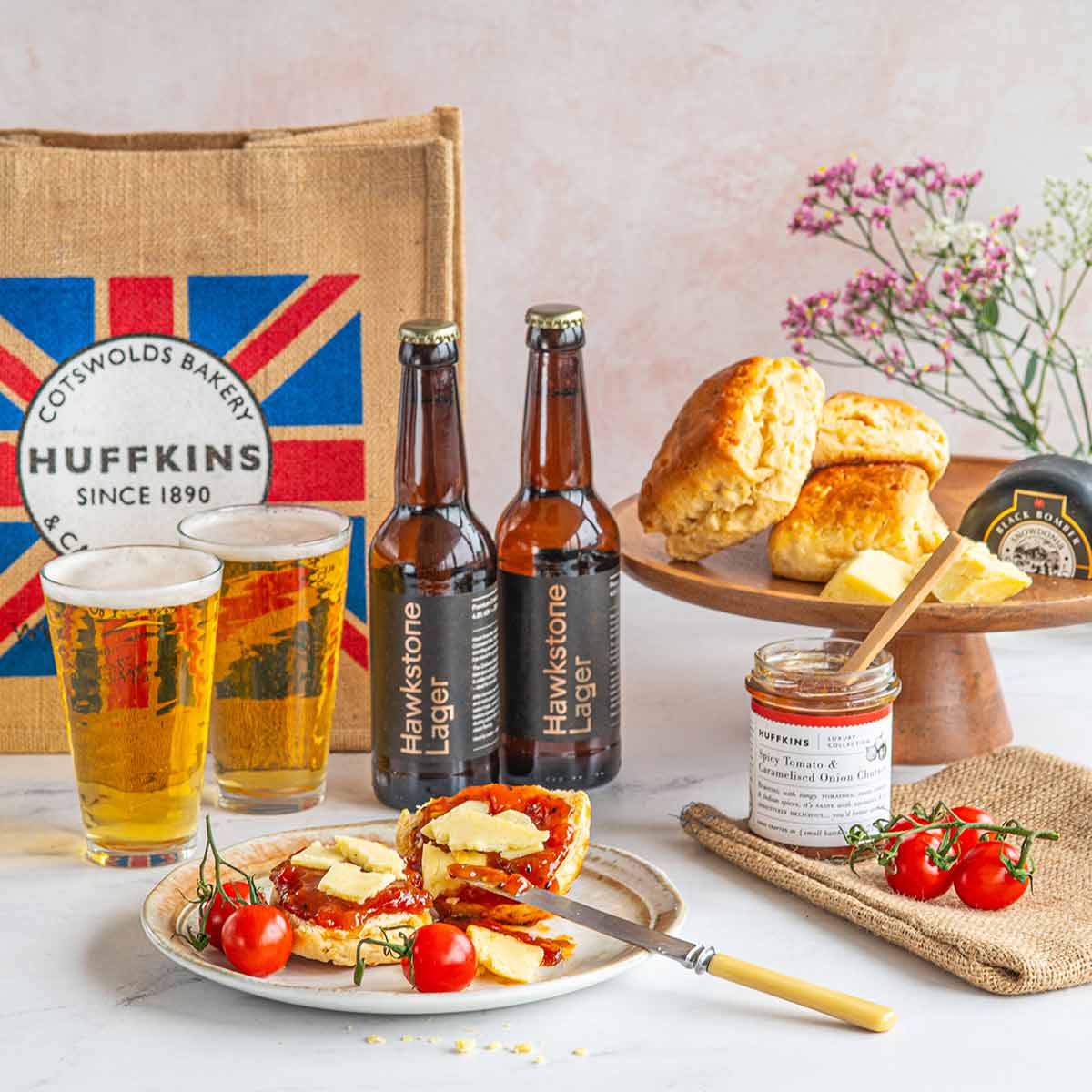 Savoury Afternoon Tea & Craft Beer Gift Set