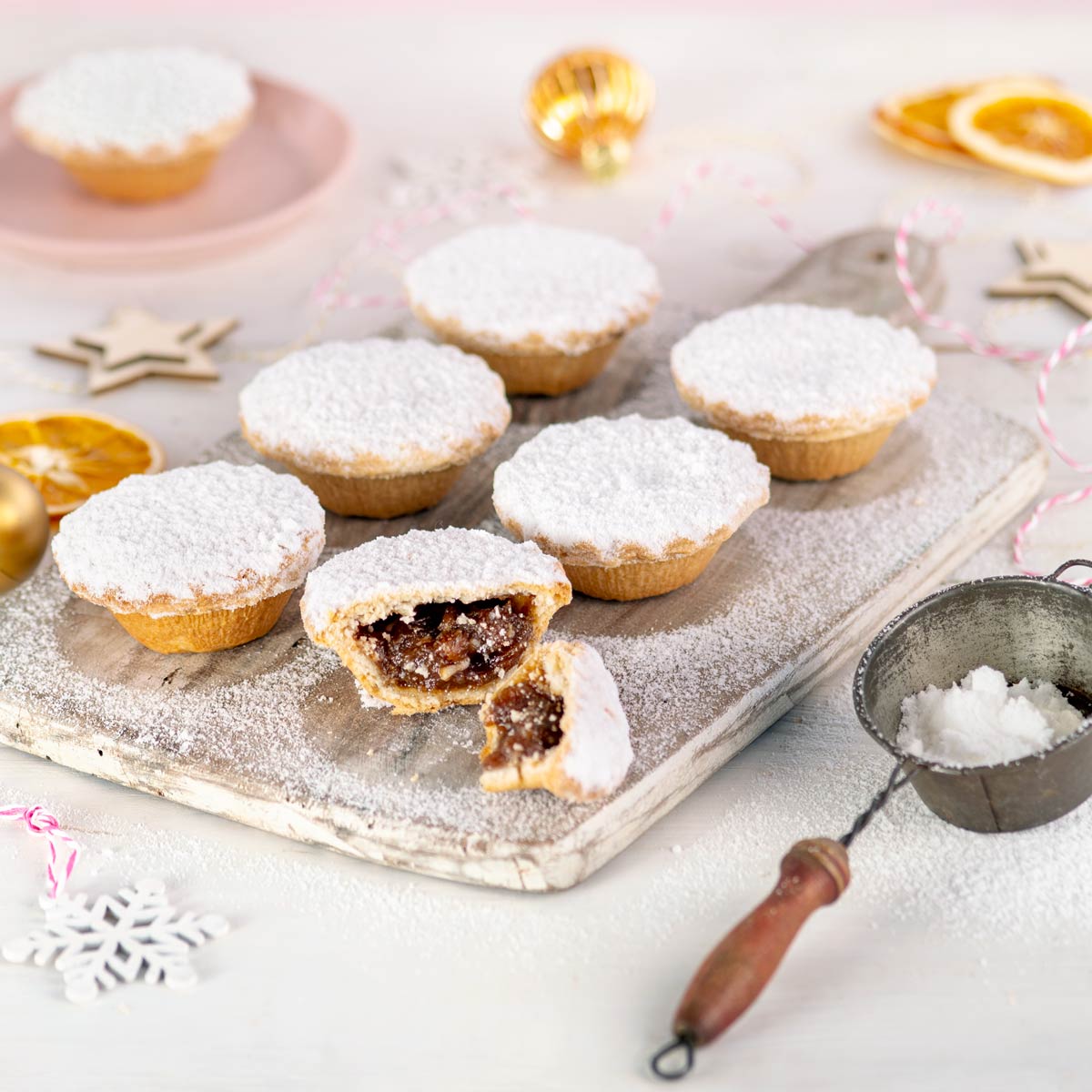 Mince Pie Christmas Pie Pan Festive Mincemeat Pies (Box Of 6)
