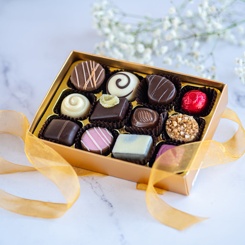 Luxury Selection Box of Chocolates & Huffkins UK